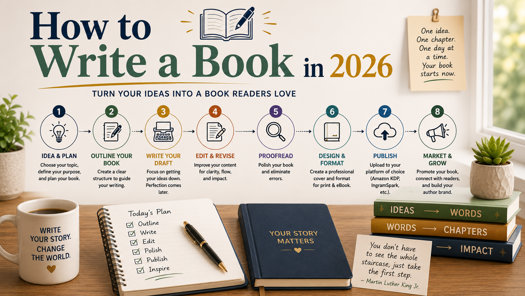 best tips for writing a book​