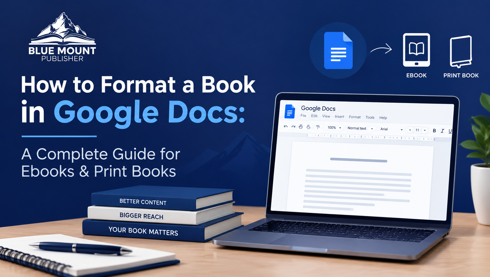 how to format a book in Google Docs for print and ebook, with clear steps for margins, chapters, KDP setup, page numbers, TOC, and costly errors to avoid